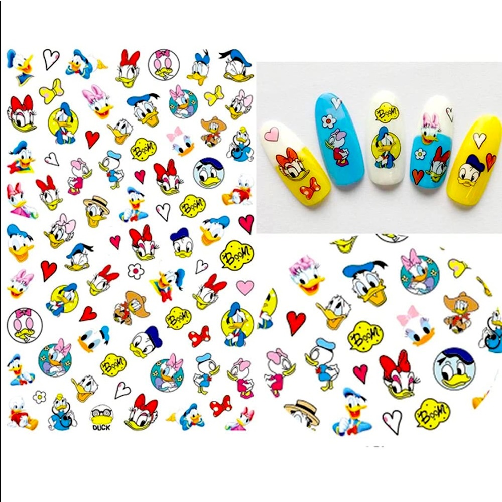 💌 BO/GO$6 Donald Duck 💙 Daffy Duck Nail Stickers
